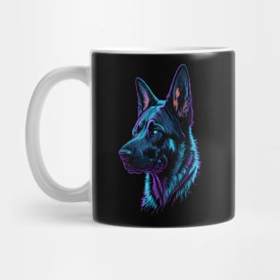 Retro Vintage German Shepard Design Mug